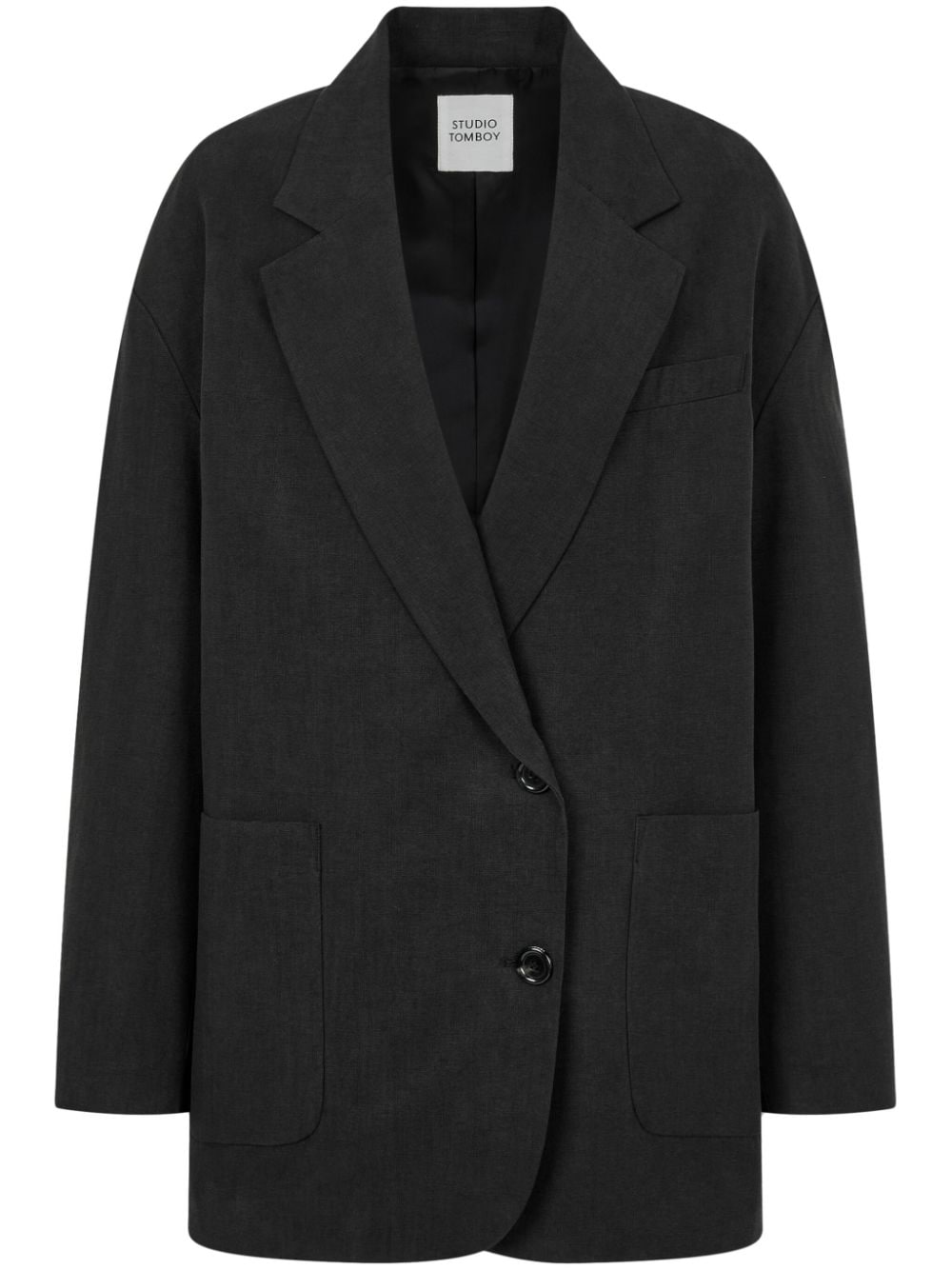 STUDIO TOMBOY single-breasted blazer - Black von STUDIO TOMBOY