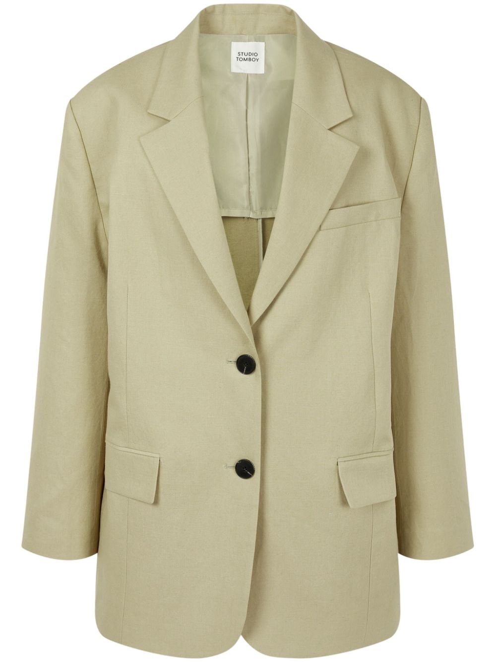 STUDIO TOMBOY single-breasted blazer - Neutrals von STUDIO TOMBOY