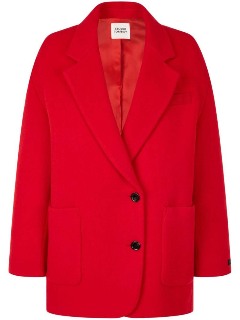 STUDIO TOMBOY single-breasted blazer - Red von STUDIO TOMBOY