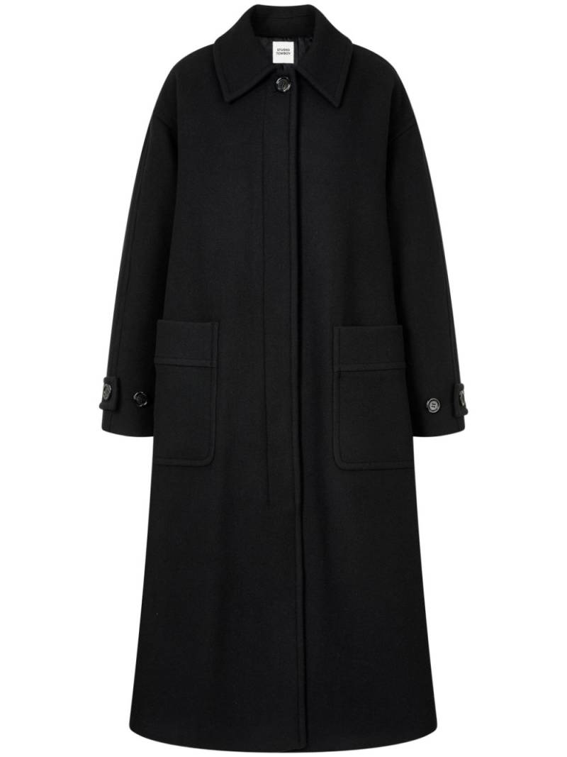 STUDIO TOMBOY single-breasted coat - Black von STUDIO TOMBOY