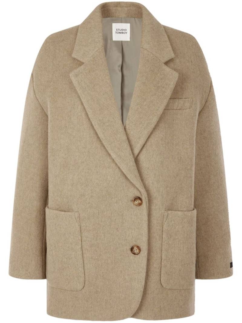 STUDIO TOMBOY single-breasted jacket - Neutrals von STUDIO TOMBOY