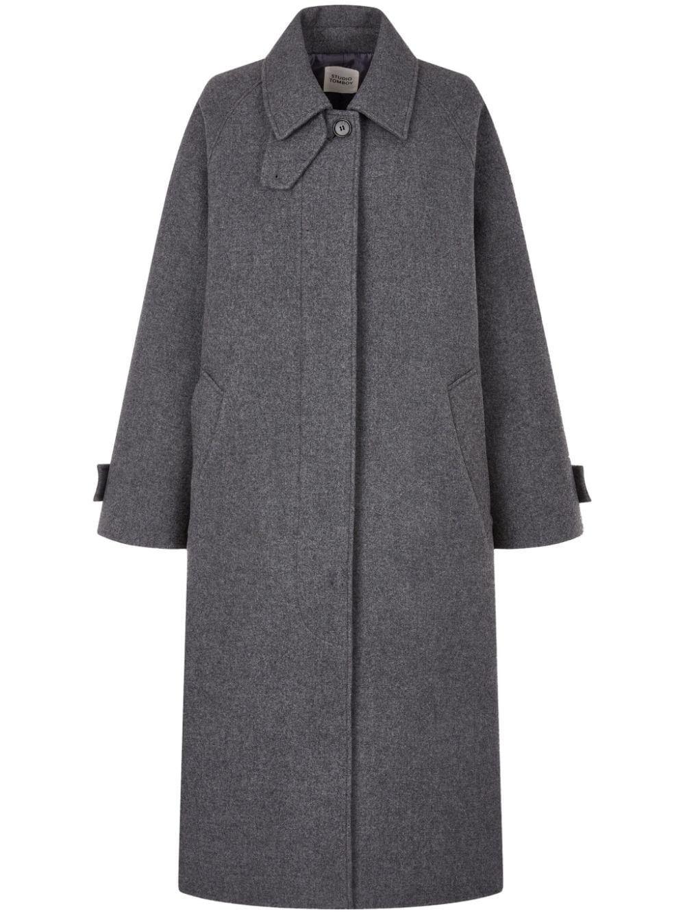 STUDIO TOMBOY single-breasted wool coat - Grey von STUDIO TOMBOY