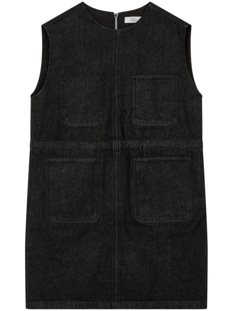 STUDIO TOMBOY sleeveless drawstring dress - Black von STUDIO TOMBOY