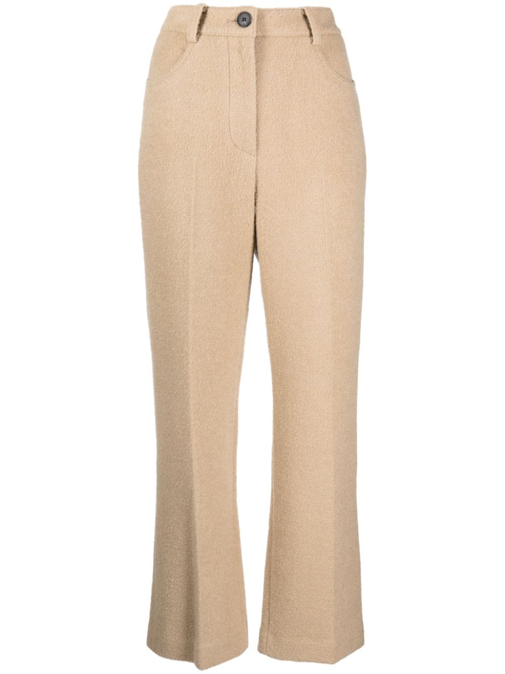 STUDIO TOMBOY slim-cut bouclé trousers - Neutrals von STUDIO TOMBOY