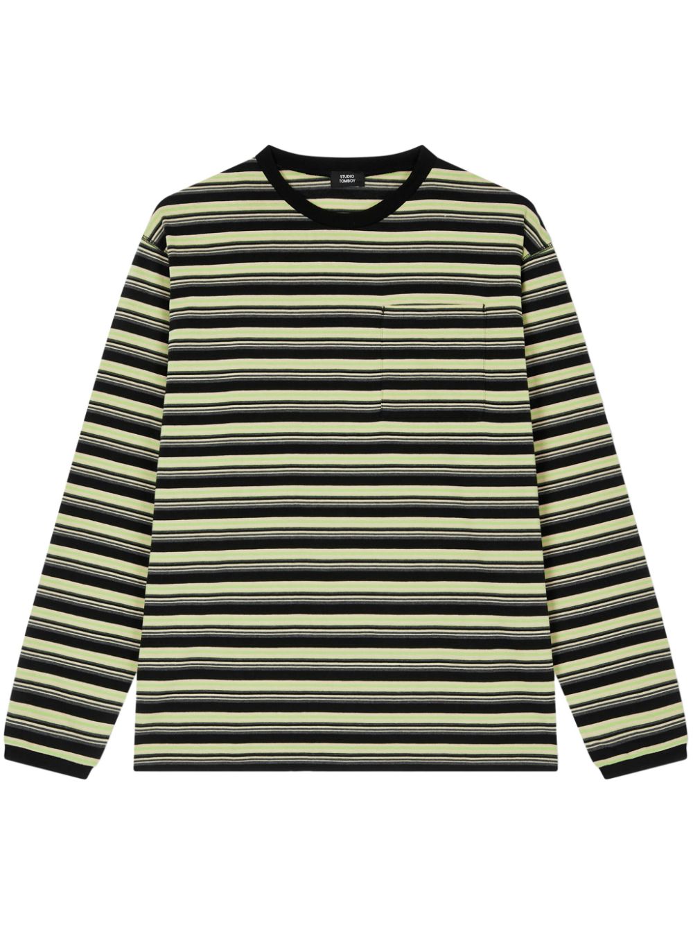 STUDIO TOMBOY stripe-print T-shirt - Green von STUDIO TOMBOY