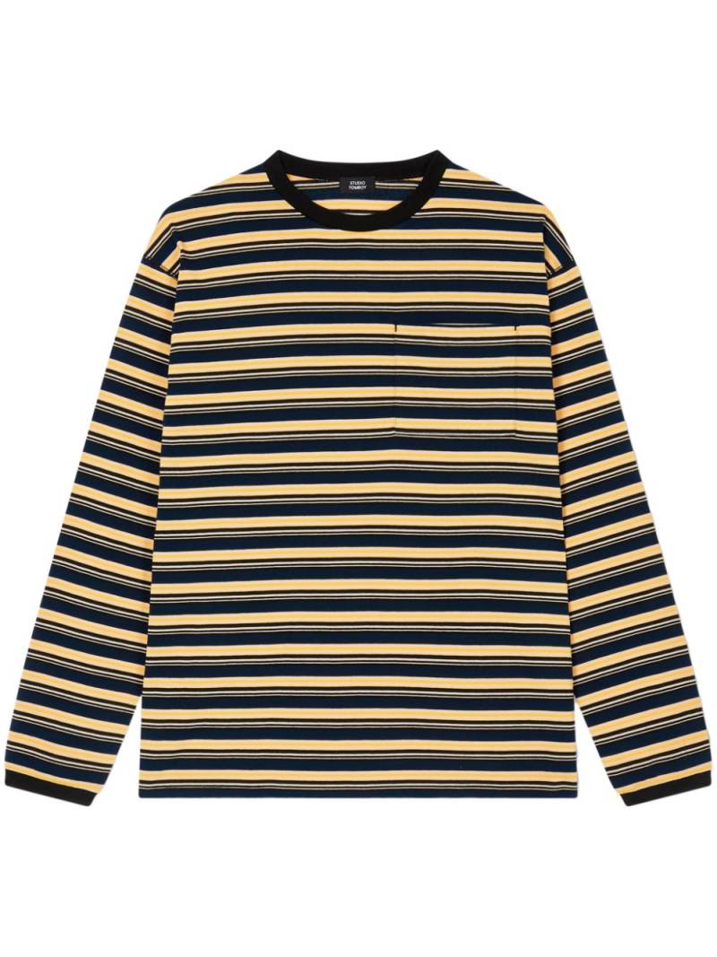 STUDIO TOMBOY stripe-print T-shirt - Yellow von STUDIO TOMBOY