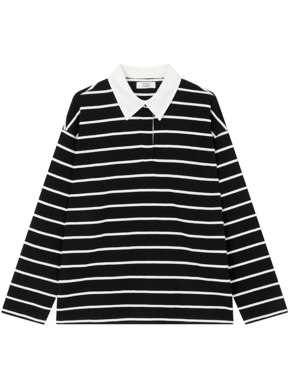 STUDIO TOMBOY striped T-shirt - Black von STUDIO TOMBOY