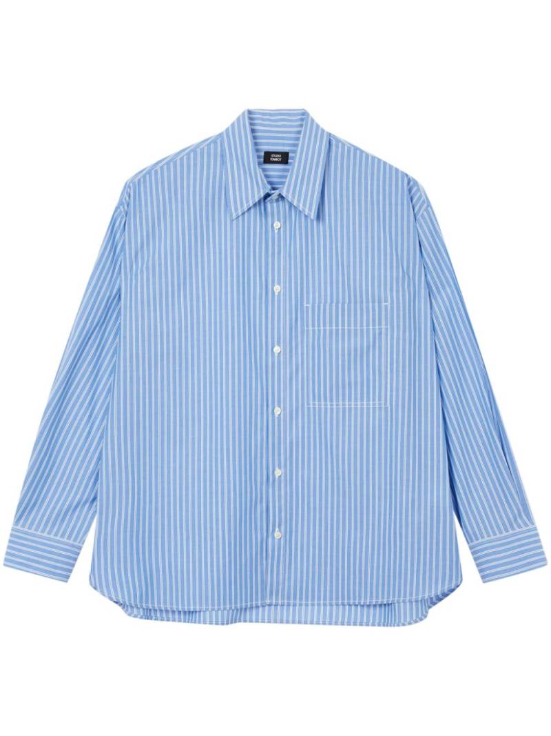 STUDIO TOMBOY striped cotton shirt - Blue von STUDIO TOMBOY