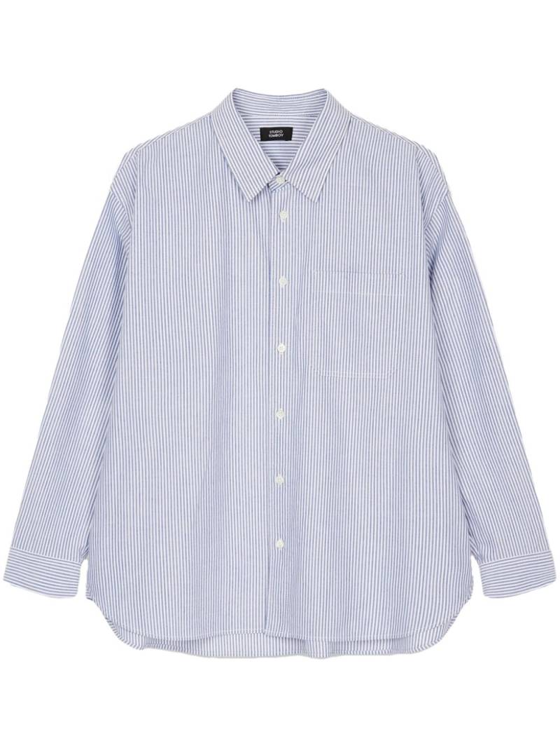 STUDIO TOMBOY striped shirt - Blue von STUDIO TOMBOY