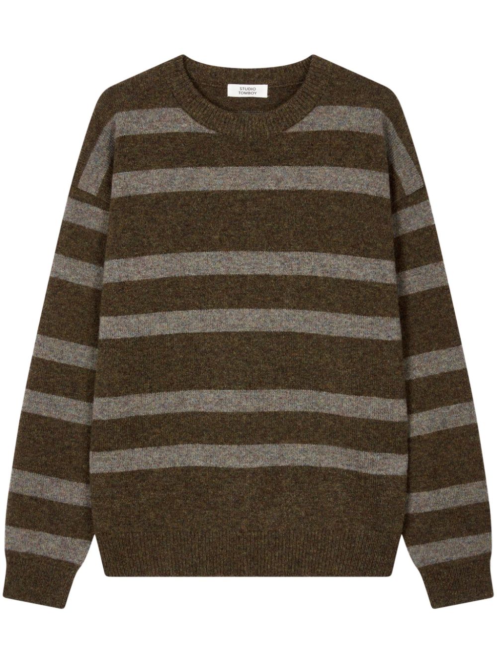 STUDIO TOMBOY striped sweater - Brown von STUDIO TOMBOY