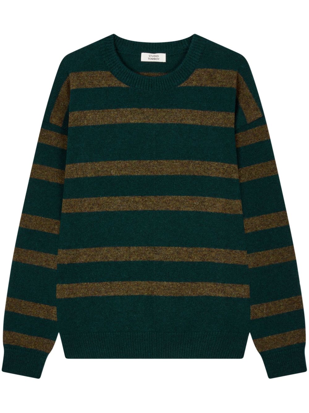 STUDIO TOMBOY striped sweater - Green von STUDIO TOMBOY