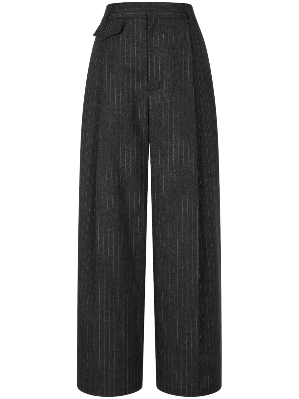 STUDIO TOMBOY striped wide-leg trousers - Grey von STUDIO TOMBOY