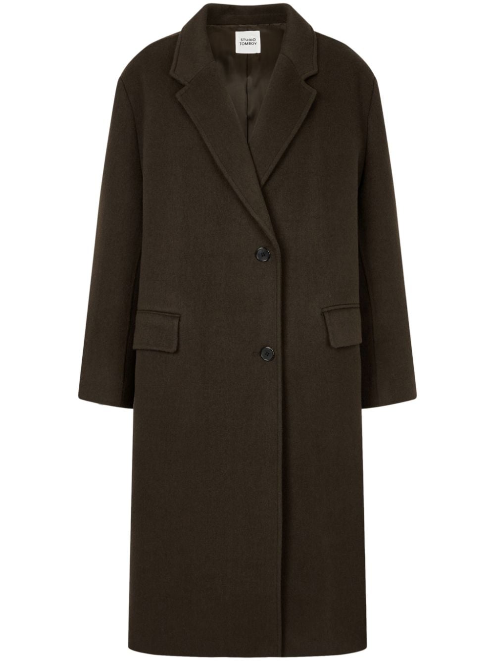 STUDIO TOMBOY tailored coat - Brown von STUDIO TOMBOY