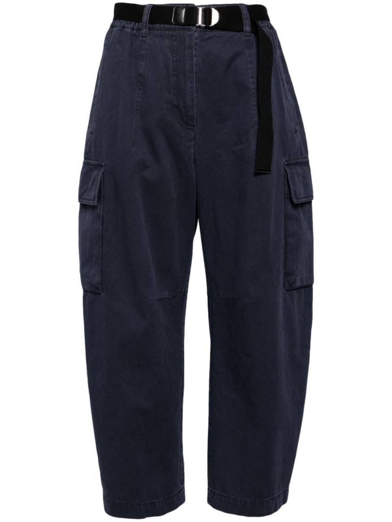 STUDIO TOMBOY tapered-leg cargo trousers - Blue von STUDIO TOMBOY