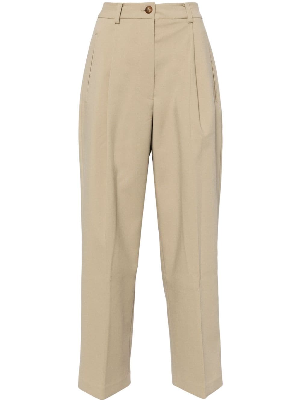 STUDIO TOMBOY tapered-leg tailored trousers - Neutrals von STUDIO TOMBOY