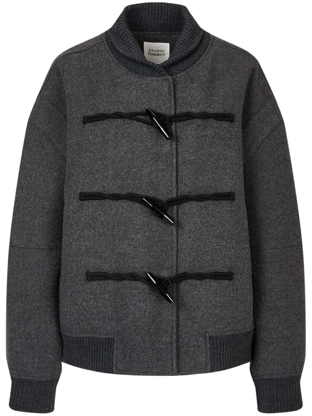 STUDIO TOMBOY toggle-fastening jacket - Grey von STUDIO TOMBOY