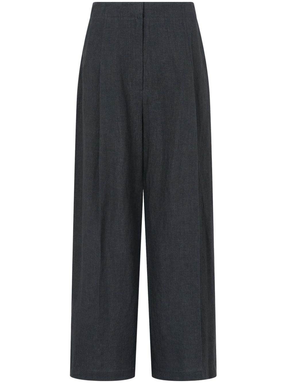 STUDIO TOMBOY wide-leg tailored linen trousers - Grey von STUDIO TOMBOY