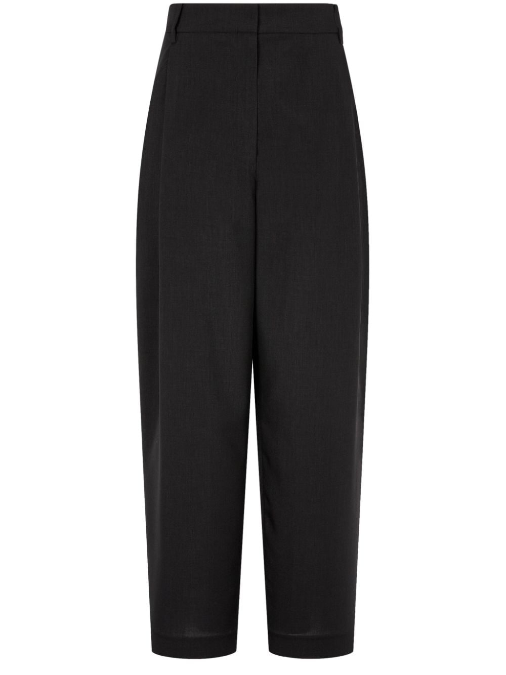 STUDIO TOMBOY wide-leg tapered trousers - Black von STUDIO TOMBOY