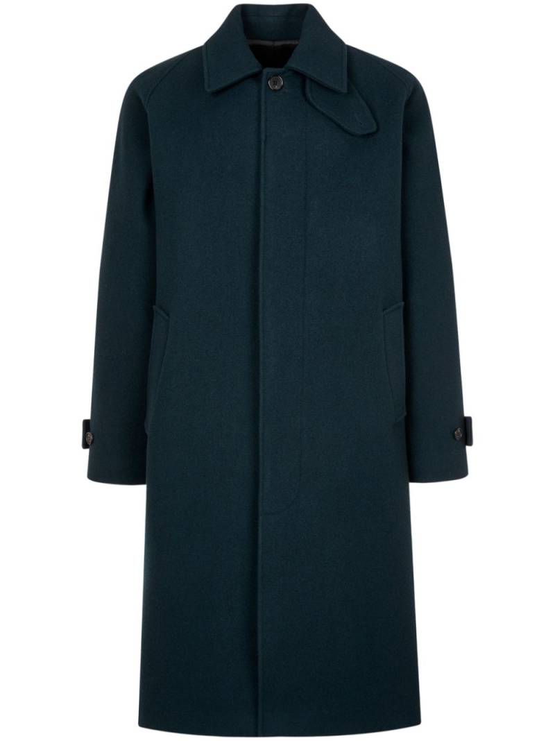 STUDIO TOMBOY wool balmacaan coat - Green von STUDIO TOMBOY