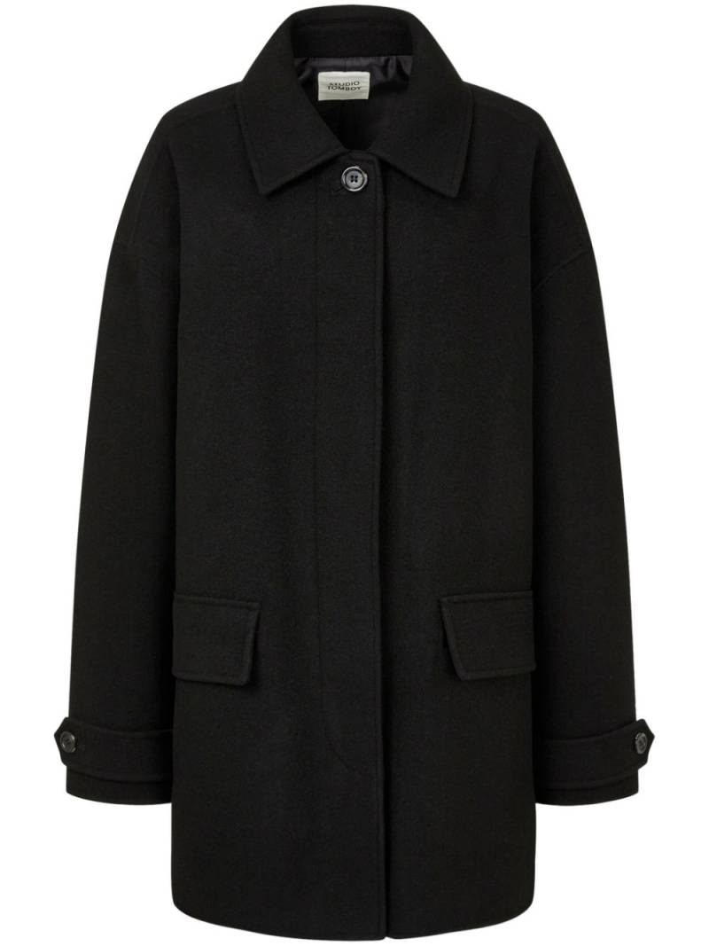 STUDIO TOMBOY wool coat - Black von STUDIO TOMBOY