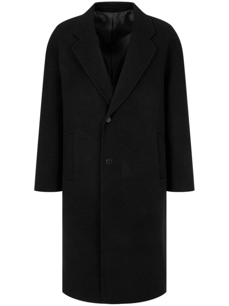 STUDIO TOMBOY wool single-breasted coat - Black von STUDIO TOMBOY