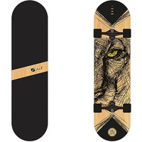 STUF Skateboard LION Braun/Schwarz braun von STUF