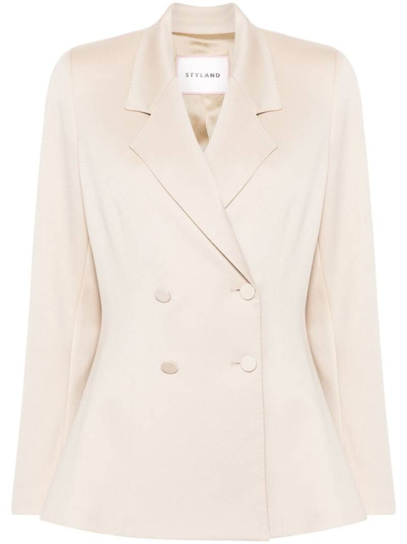 STYLAND double-breasted blazer - Neutrals von STYLAND