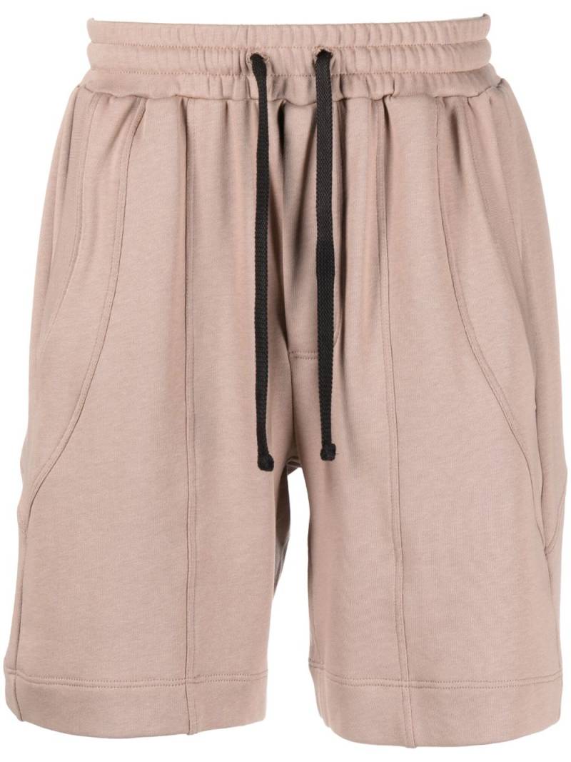 STYLAND x notRainProof drawstring organic cotton shorts - Neutrals von STYLAND