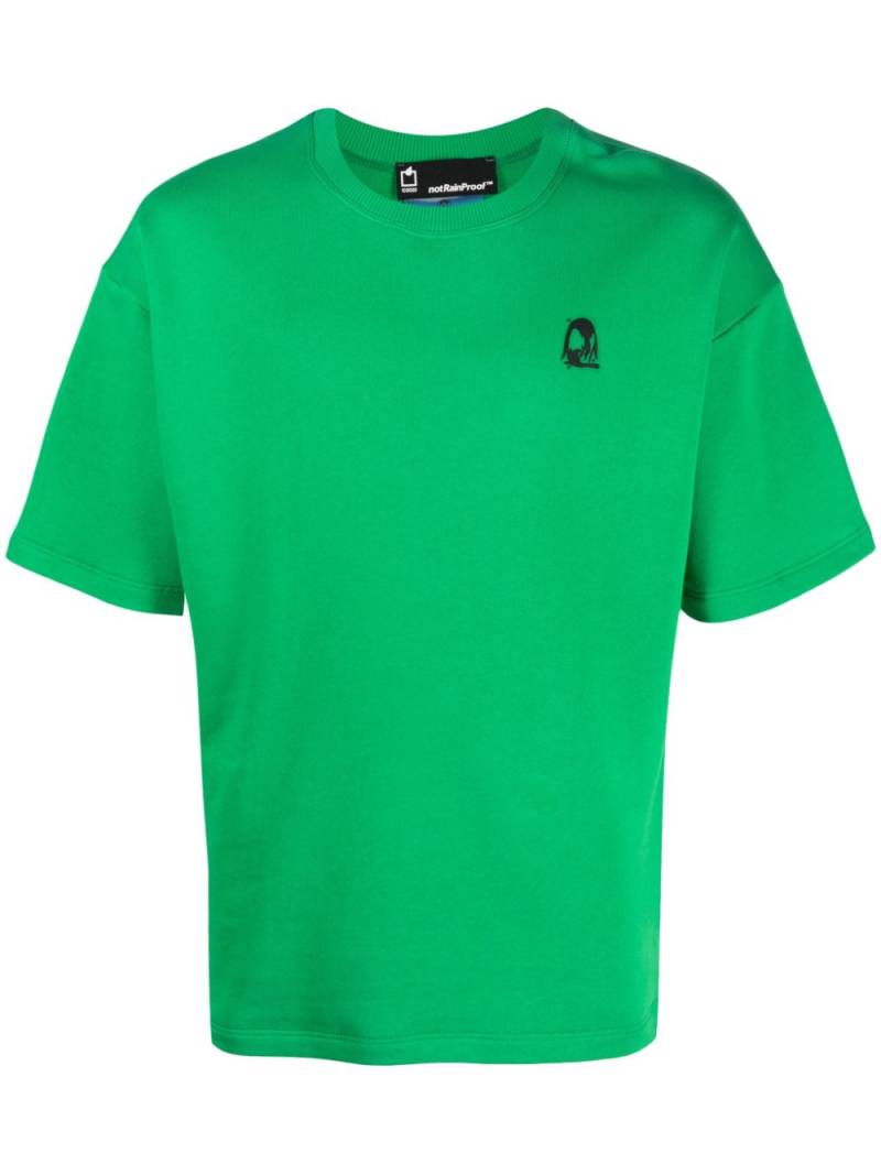 STYLAND graphic-print organic-cotton T-shirt - Green von STYLAND