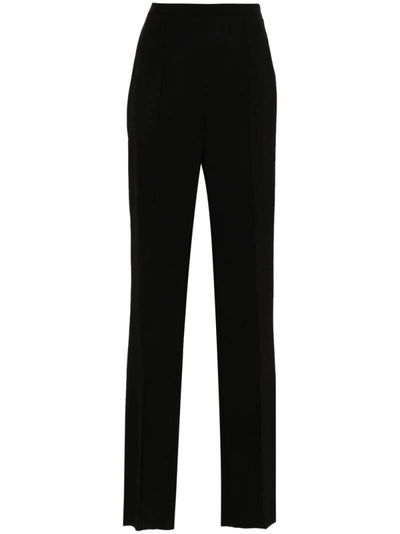 STYLAND high-waisted straight-leg trousers - Black von STYLAND