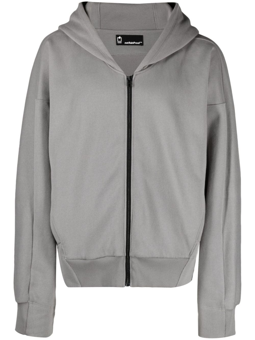 STYLAND hooded organic cotton jacket - Grey von STYLAND