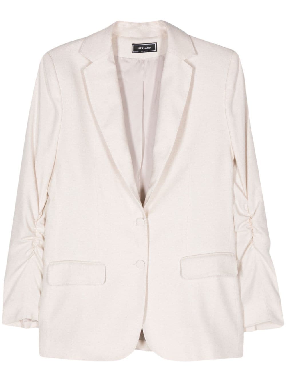 STYLAND mélange-effect blazer - Neutrals von STYLAND