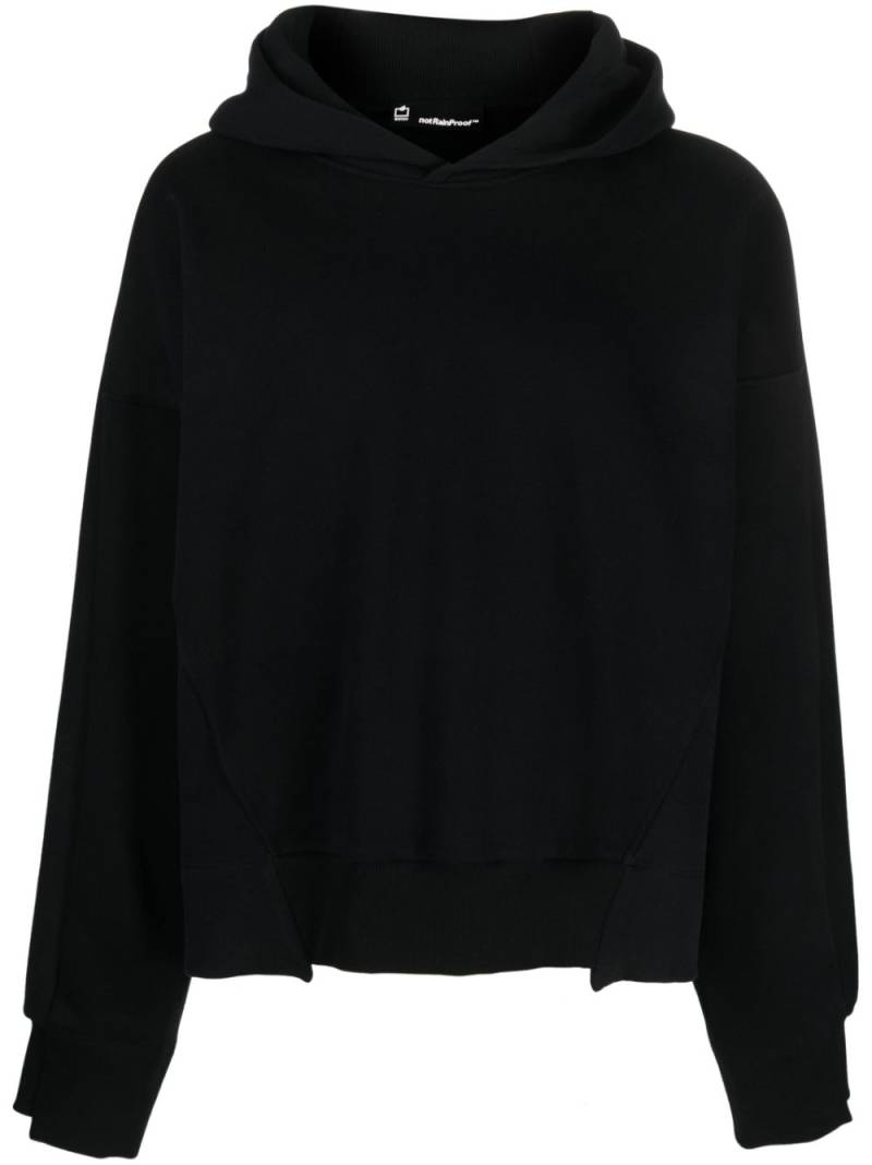 STYLAND organic cotton fleece hoodie - Black von STYLAND