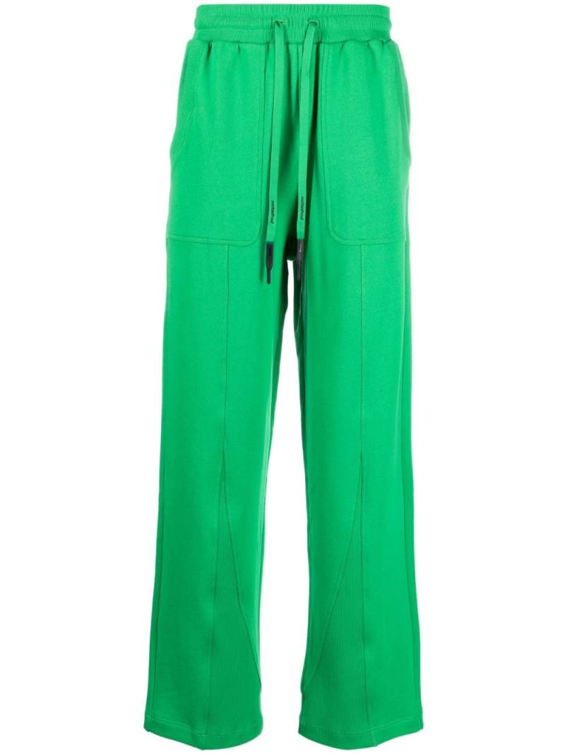 STYLAND x notRainProof panelled drawstring track pants - Green von STYLAND