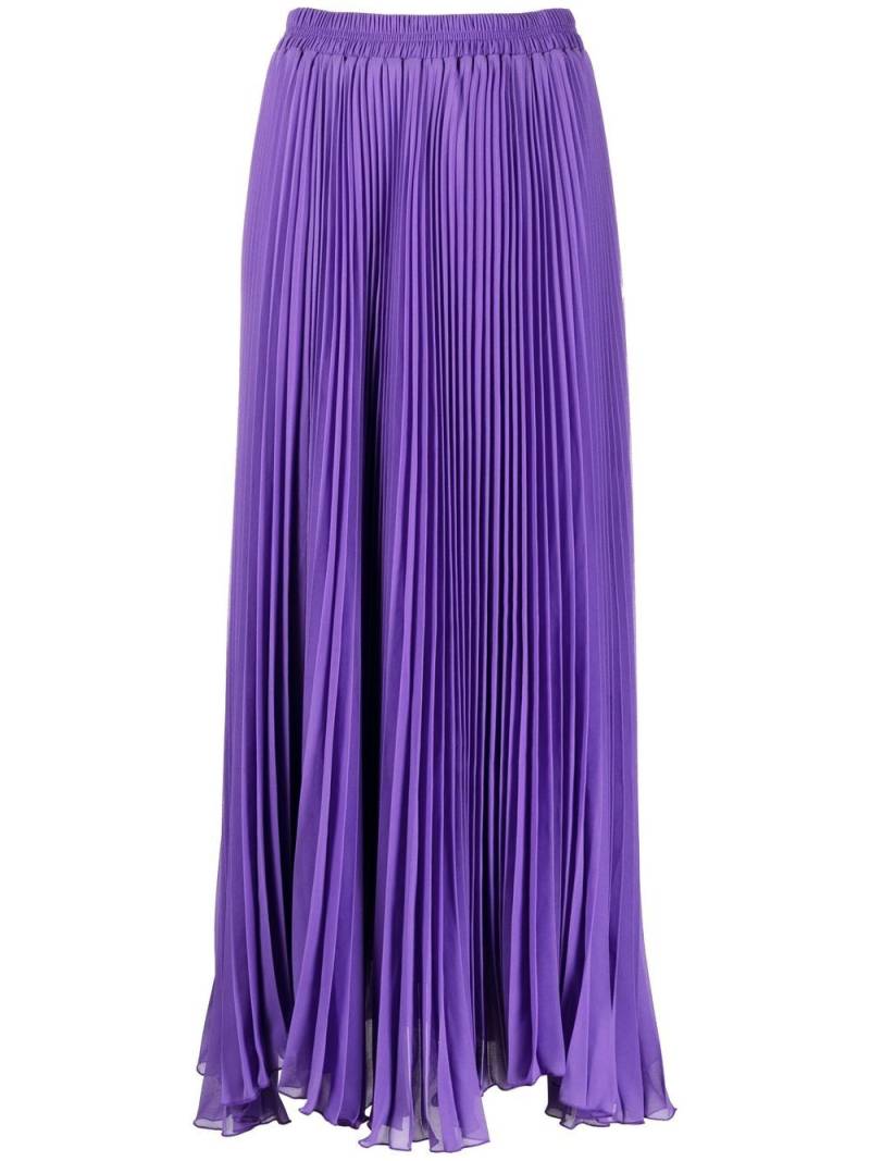 STYLAND pleated high-waisted skirt - Purple von STYLAND