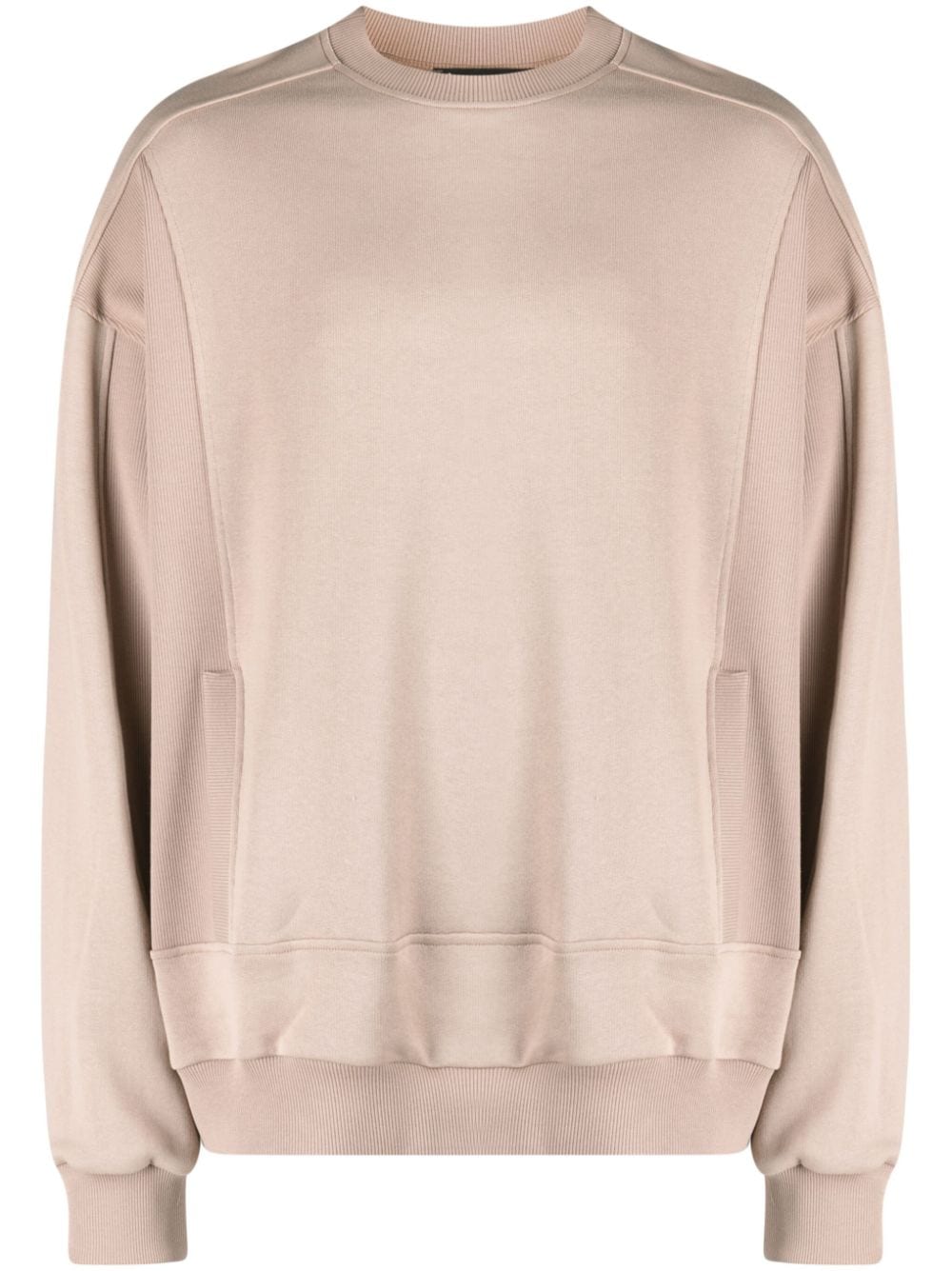 STYLAND x notRainProof panelled cotton sweatshirt - Neutrals von STYLAND