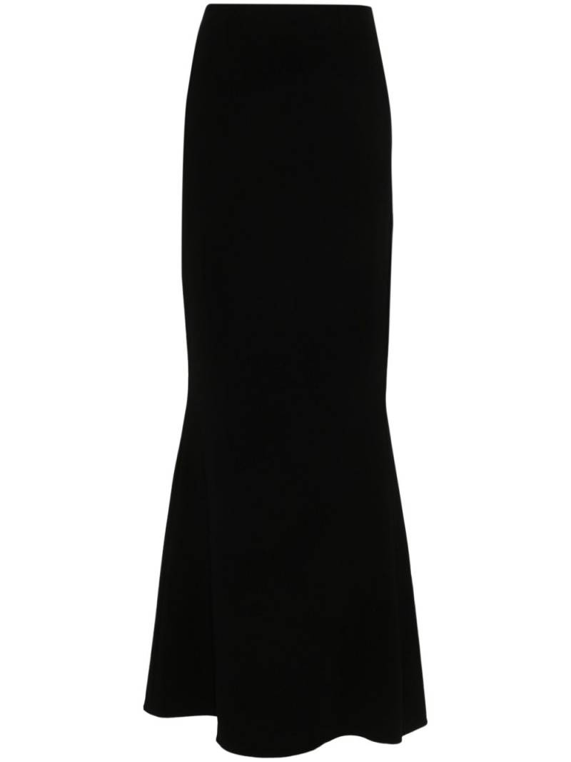 STYLAND straight long skirt - Black von STYLAND