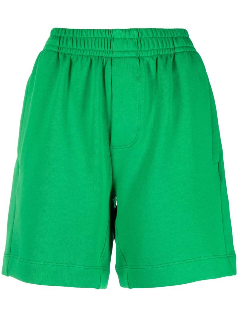 STYLAND x noRainProof organic cotton track shorts - Green von STYLAND