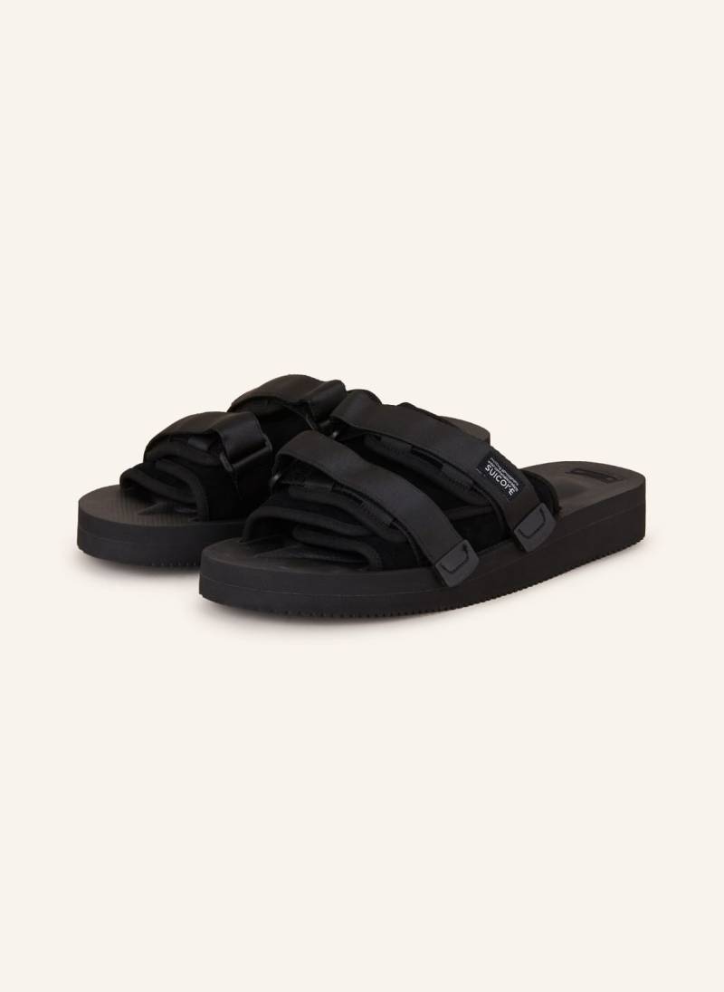 Suicoke Pantoletten Moto-Vs schwarz von SUICOKE