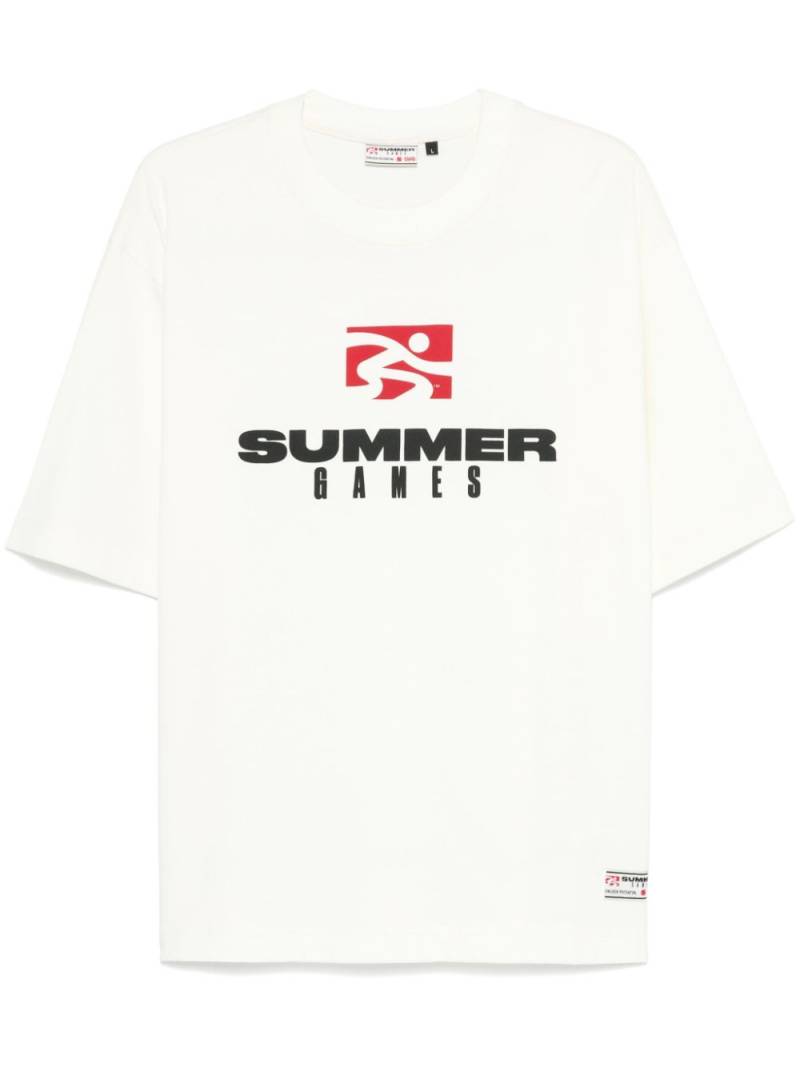 SUMMER GAMES logo-print T-shirt - Neutrals von SUMMER GAMES