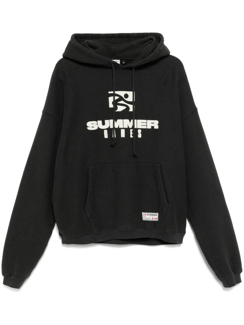 SUMMER GAMES logo-print hoodie - Black