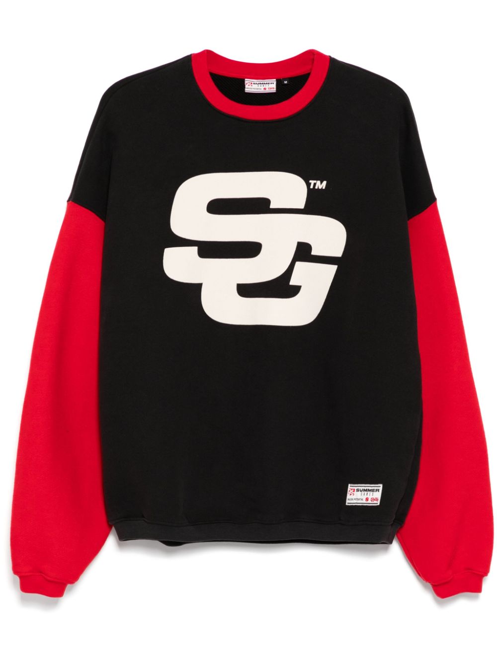 SUMMER GAMES logo print sweatshirt - Black