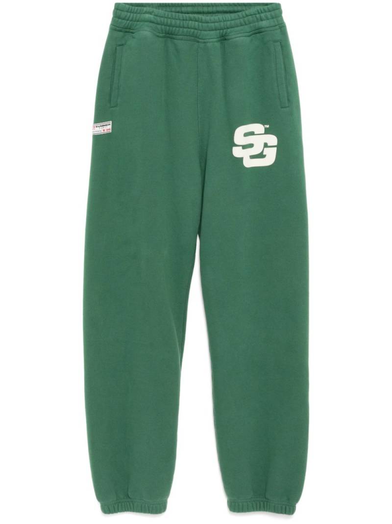 SUMMER GAMES logo-print track pants - Green von SUMMER GAMES