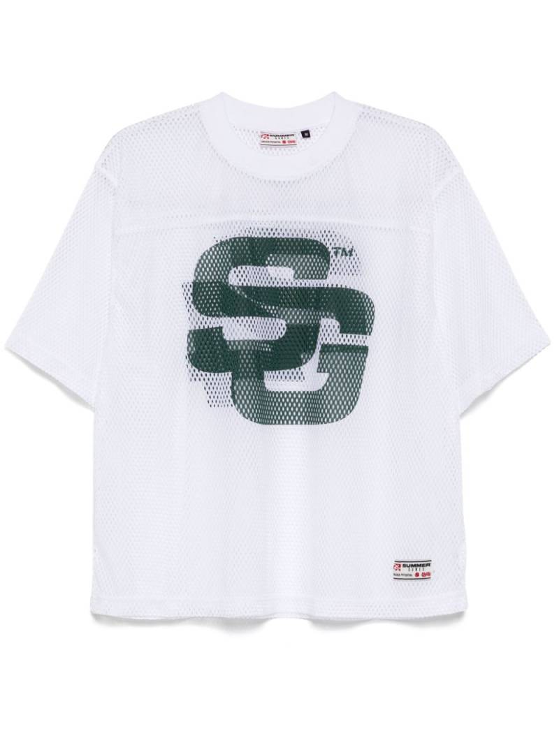 SUMMER GAMES mesh T-shirt - White von SUMMER GAMES