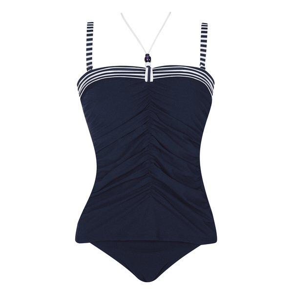 SUNFLAIR - Basic Tankini-Set, 38/B, Marine von SUNFLAIR