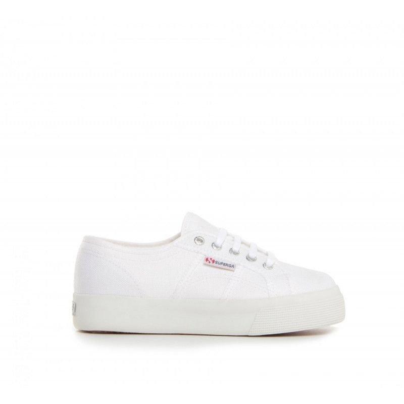 2730 Cotu Semi Plateau-36 Herren Weiss 36 von SUPERGA