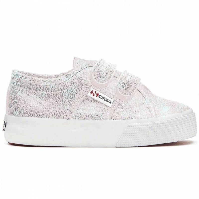 Kinderschuhe 2730 Straps Lame Unisex  35 von SUPERGA