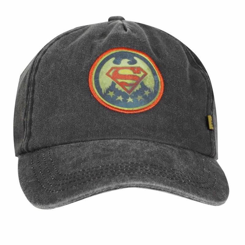 SUPERMAN - BaseballMütze, für Damen, Grau, One Size von SUPERMAN