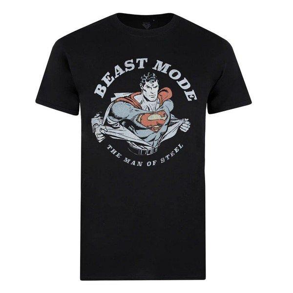 Beast Mode Tshirt Herren Schwarz L von SUPERMAN