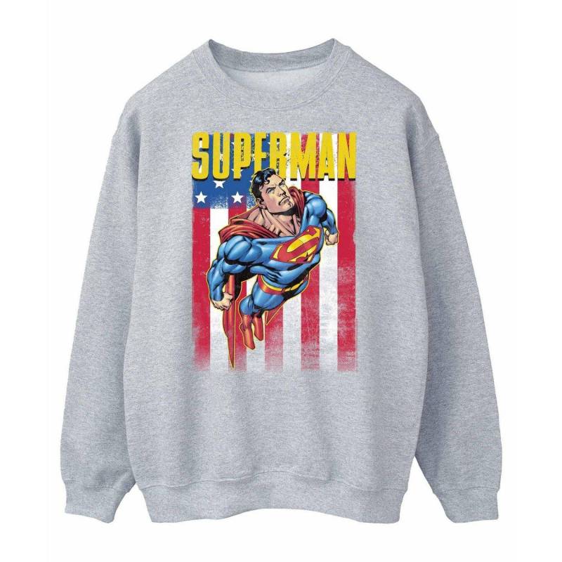 SUPERMAN - Flight Sweatshirt, für Herren, Grau, Größe 3XL von SUPERMAN